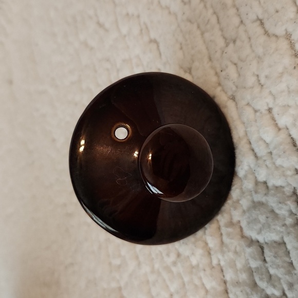 Vintage70's Japanese dragon chocolate mocha mousse brown oriental ceramic teapot - Picture 10 of 10